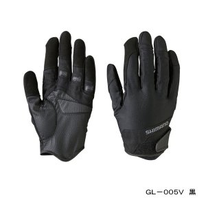 画像: ≪'22年3月新商品！≫ シマノ バーサタイル グローブ GL-005V ブラック Lサイズ [3月発売予定/ご予約受付中]