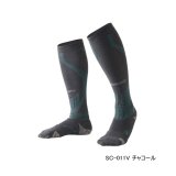 画像: ≪'22年9月新商品！≫ シマノ アングラーサポート ウォーム ソックス 中丸 SC-011V チャコール Mサイズ [9月発売予定/ご予約受付中]