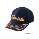 画像: ≪'23年3月新商品！≫ がまかつ ゴアテックスインフィニアムTMウィンドストッパー(R)キャップ(6方) GM-9897 ブラック×レッド LLサイズ [3月発売予定/ご予約受付中]