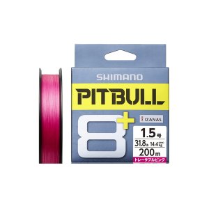 画像: シマノ ピットブル 8+ LD-M61T 200m 0.4号 トレーサブルピンク