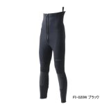 画像: ≪'23年3月新商品！≫ シマノ スタンダードタイツ 1.0 FI-020W ブラック XLOサイズ [3月発売予定/ご予約受付中]
