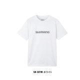 画像: ≪'23年3月新商品！≫ シマノ ドライロゴTシャツ ショートスリーブ SH-021W ホワイト XSサイズ [3月発売予定/ご予約受付中]