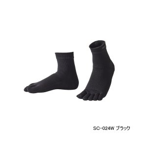 画像: ≪'23年3月新商品！≫ シマノ ペーパー ドライソックス 5本指 SC-024W ブラック Mサイズ [3月発売予定/ご予約受付中]