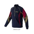 画像1: ≪'23年5月新商品！≫ がまかつ コカゲマックス(R) ジップシャツ GM-3697 ブラック×レッド Mサイズ [5月発売予定/ご予約受付中]