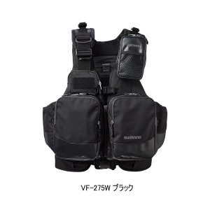 画像: ≪'23年9月新商品！≫ シマノ サーフトリッパーベスト VF-275W ブラック Mサイズ [9月発売予定/ご予約受付中]