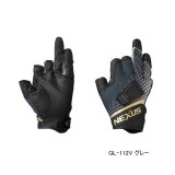 画像: ≪'23年9月新商品！≫ シマノ ネクサス 防風 マグネット グローブ 3 GL-112V グレー Lサイズ [9月発売予定/ご予約受付中]