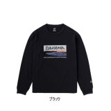 画像: ≪'23年9月新商品！≫ ダイワ グラフィックロングTシャツ サーフ DE-8423 ブラック 2XLサイズ