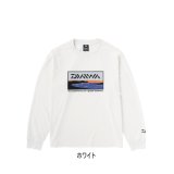 画像: ≪'23年9月新商品！≫ ダイワ グラフィックロングTシャツ サーフ DE-8423 ホワイト Mサイズ