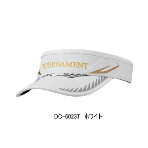 画像: ≪'23年10月新商品！≫ ダイワ トーナメント サンバイザー DC-6023T ホワイト フリーサイズ