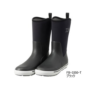 画像: ≪'23年10月新商品！≫ ダイワ タイトフィット フィッシングロングブーツ FB-3350-T ブラック Sサイズ