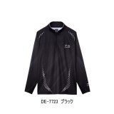 画像: ≪'23年10月新商品！≫ ダイワ エキスパートライトジップシャツ DE-7723 ブラック Mサイズ