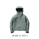 画像: ≪'24年3月新商品！≫ シマノ ゴアテックス ショートレインジャケット RA-025X セージグリーン Lサイズ [3月発売予定/ご予約受付中]
