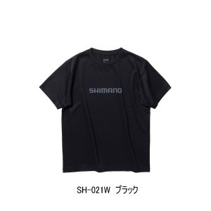 画像: ≪'24年3月新商品！≫ シマノ ドライロゴTシャツ ショートスリーブ SH-021W ブラック XSサイズ [3月発売予定/ご予約受付中]