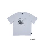 画像: ≪'24年3月新商品！≫ アブガルシア バグオフ AMB1954 Ad グラフィックTシャツ ホワイト Mサイズ 【返品不可】