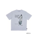 画像: ≪'24年3月新商品！≫ アブガルシア バグオフ アングラー グラフィックTシャツ ホワイト XLサイズ 【返品不可】