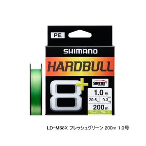 画像: ≪'24年3月新商品！≫ シマノ ハードブル 8+ LD-M68X 200m 0.6号 フレッシュグリーン