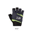 画像1: ≪'24年4月新商品！≫ ダイワ レザーフィットグローブ 5本カット DG-1524 ネイビー XLサイズ
