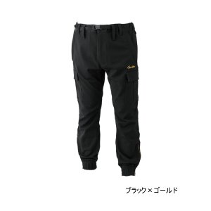 画像: ≪'24年10月新商品！≫ がまかつ フィッシングパンツ(カーゴタイプ) GM-3770 ブラック×ゴールド 5Lサイズ [10月発売予定/ご予約受付中]