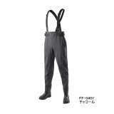画像: ≪'25年1月新商品！≫ シマノ DS4 ウェーダー ウエストハイ カットフェルト FF-040Y チャコール XSサイズ [1月発売予定/ご予約受付中]