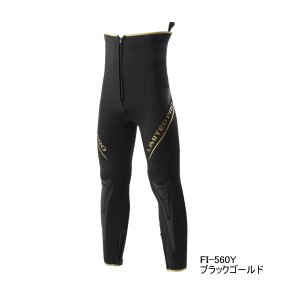 画像: ≪'25年3月新商品！≫ シマノ リミテッド プロ タイツ 2.5 FI-560Y ブラックゴールド SBサイズ [3月発売予定/ご予約受付中]