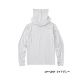 画像: ≪'25年3月新商品！≫ シマノ サン プロテクション フーディーシャツ SH-060Y ライトグレー Sサイズ [3月発売予定/ご予約受付中]