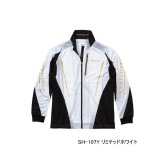 画像: ≪'25年3月新商品！≫ シマノ リミテッド プロ フルジップシャツ SH-107Y リミテッドホワイト Sサイズ [3月発売予定/ご予約受付中]