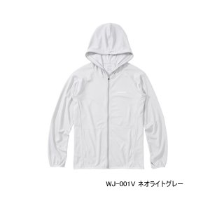 画像: ≪'25年3月新商品！≫ シマノ サン プロテクション ジップアップ パーカー WJ-001V ネオライトグレー XLサイズ [3月発売予定/ご予約受付中]