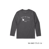 画像: ≪'25年3月新商品！≫ シマノ サン プロテクション Tシャツ ロングスリーブ SH-062Y チャコール Sサイズ [3月発売予定/ご予約受付中]