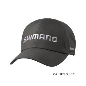 画像: ≪'25年3月新商品！≫ シマノ ゴアテックス レインキャップ CA-000Y ブラック Lサイズ [3月発売予定/ご予約受付中]