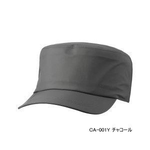 画像: ≪'25年3月新商品！≫ シマノ レイン ワークキャップ CA-001Y チャコール Mサイズ [3月発売予定/ご予約受付中]