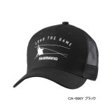 画像: ≪'25年3月新商品！≫ シマノ グラフィック メッシュキャップ CA-066Y ブラック Sサイズ [3月発売予定/ご予約受付中]