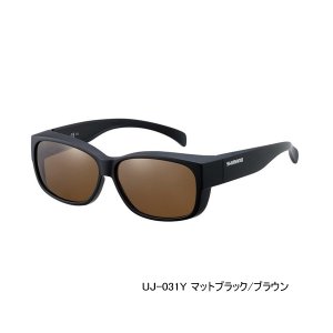 画像: ≪'25年3月新商品！≫ シマノ オーバーグラス01 UJ-031Y マットブラック/ブラウン [3月発売予定/ご予約受付中]