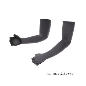 画像: ≪'25年4月新商品！≫ シマノ サン プロテクション ロンググローブ 5 GL-600V ネオブラック Sサイズ [4月発売予定/ご予約受付中]