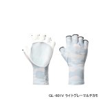 画像: ≪'25年4月新商品！≫ シマノ サン プロテクション グローブ 5 GL-601V ライトグレーマルチカモ Sサイズ [4月発売予定/ご予約受付中]