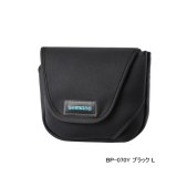 画像: ≪'25年3月新商品！≫ シマノ リールガード スピニングハンドル付タイプ BP-070Y ブラック Lサイズ [3月発売予定/ご予約受付中]