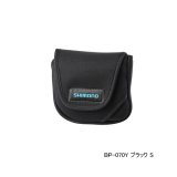 画像: ≪'25年3月新商品！≫ シマノ リールガード スピニングハンドル付タイプ BP-070Y ブラック Sサイズ [3月発売予定/ご予約受付中]
