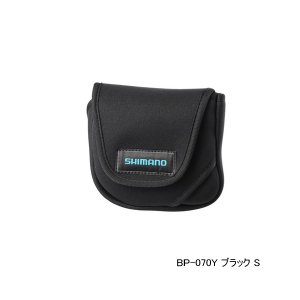 画像: ≪'25年3月新商品！≫ シマノ リールガード スピニングハンドル付タイプ BP-070Y ブラック Sサイズ [3月発売予定/ご予約受付中]