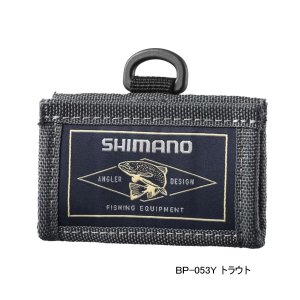 画像: ≪'25年3月新商品！≫ シマノ ダストポーチ (ピンタイプ) BP-053Y トラウト Mサイズ [3月発売予定/ご予約受付中]