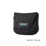 画像: ≪'25年3月新商品！≫ シマノ リールガード スピニングハンドル付タイプ BP-070Y ブラック Mサイズ [3月発売予定/ご予約受付中]