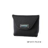画像: ≪'25年3月新商品！≫ シマノ リールガード スピニングハンドル取外しタイプ BP-071Y ブラック Mサイズ [3月発売予定/ご予約受付中]