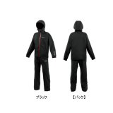 画像: ≪'25年6月新商品！≫ がまかつ Gスペック レインスーツ GM-3784 ブラック Mサイズ [6月発売予定/ご予約受付中]