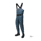 画像: ≪'25年2月新商品！≫ 阪神素地 チェストハイウェーダー フェルトスパイク底 BC-121 グレー Sサイズ