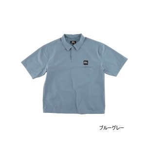 画像: ≪'25年5月新商品！≫ アブガルシア ウォーターレジスタント フィッシングポロ ブルーグレー Mサイズ [5月発売予定/ご予約受付中] 【返品不可】