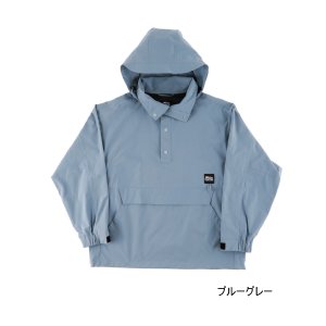画像: ≪'25年5月新商品！≫ アブガルシア ウォーターレジスタント フィッシングアノラック ブルーグレー Mサイズ [5月発売予定/ご予約受付中] 【返品不可】