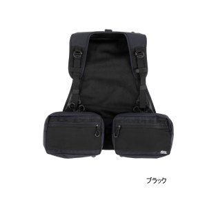 画像: ≪'25年4月新商品！≫ アブガルシア マウンテンストリーム FW フィッシングベスト ブラック フリーサイズ [4月発売予定/ご予約受付中] 【返品不可】
