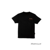 画像: ≪'25年3月新商品！≫ がまかつ KM Tシャツ GM-3780 ブラック×レッド LLサイズ