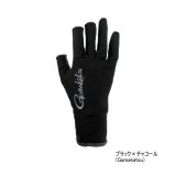 画像: ≪'25年5月新商品！≫ がまかつ UVカットグローブ GM-7304 ブラック×チャコール(がまかつ) Mサイズ [5月発売予定/ご予約受付中]