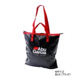 画像: ≪'25年6月新商品！≫ アブガルシア ターポリン防水トートフラット ブラック Mサイズ 【返品不可】