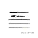 画像: ≪'25年7月新商品！≫ アブガルシア 黒船 モバイル KTTC-82/185MH-MB5 〔仕舞寸法 44.5cm〕 【保証書付き】 【返品不可】