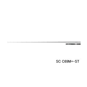 画像: ≪'24年12月新商品！≫ ダイワ ブラックレーベル SC C69M+-ST 〔仕舞寸法 177cm〕 【保証書付き】【大型商品1/代引不可】